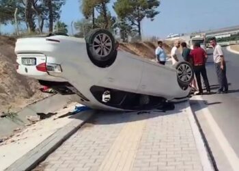 Avtomobil aşdı: 4 yaralı