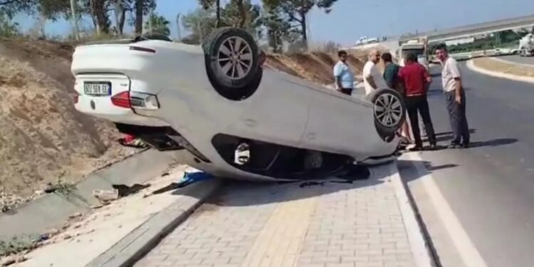 Avtomobil aşdı: 4 yaralı