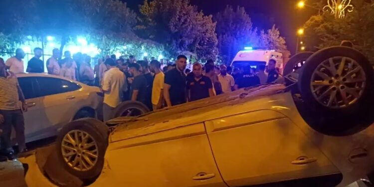 İki avtomobil toqquşdu: 1 aşdı