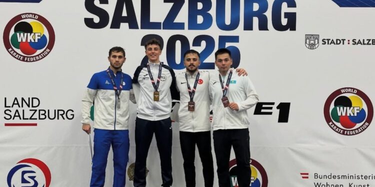 Hüseyn Məmmədli Zalsburqda keçirilən “Karate-1” A Seriya turnirində gümüş medal qazanıb