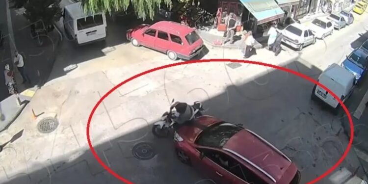 Minik avtomobili və motosiklet toqquşdu: 1 yaralı