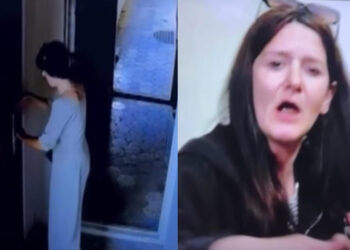 Bu qadının Bakıda evlərə girməyə çalışdığı deyilir – VİDEO