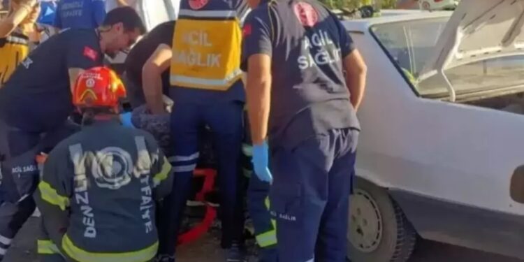 İki avtomobil toqquşdu: 1 ölü, 5 yaralı