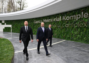 Prezident İlham Əliyev Gəncə Memorial Kompleksinin açılışında iştirak edib – FOTOLAR