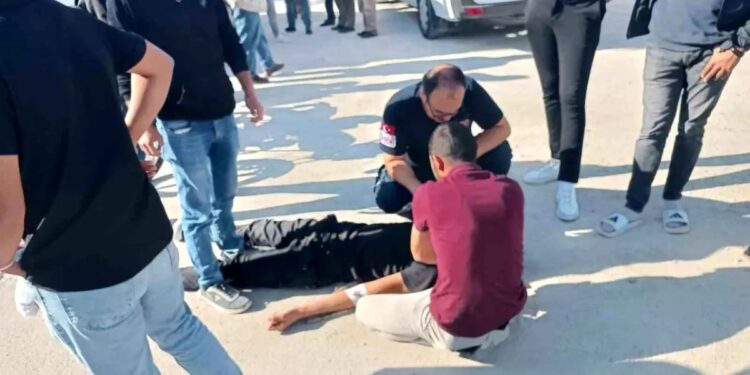 Minik avtomobili və motosiklet toqquşdu: 1 yaralı