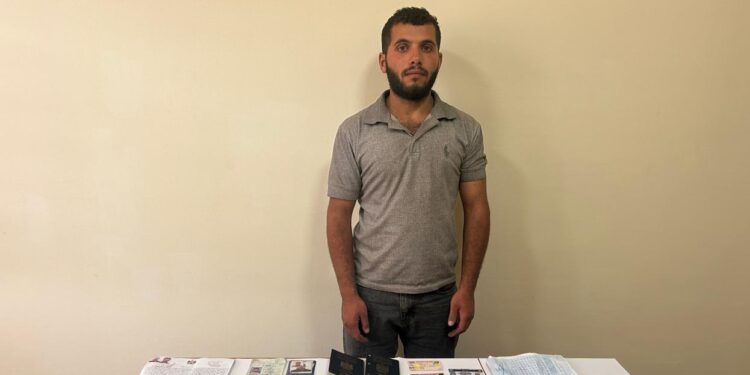 Dövlət sərhədini pozmuş şəxs saxlanılıb