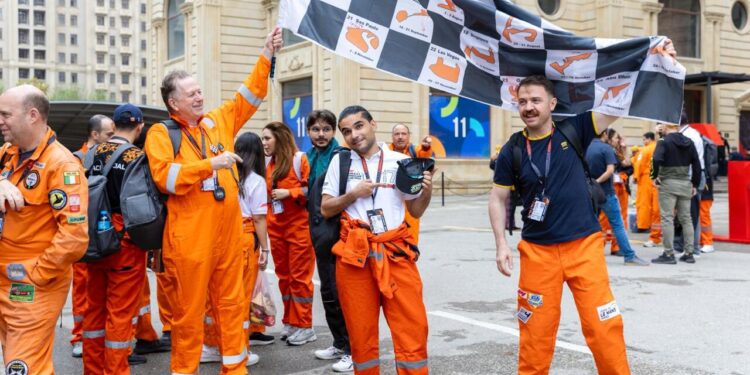 Marşallar Formula 1 Azərbaycan Qran Prisi 2025-də artıq iş başındadır - FOTOLAR