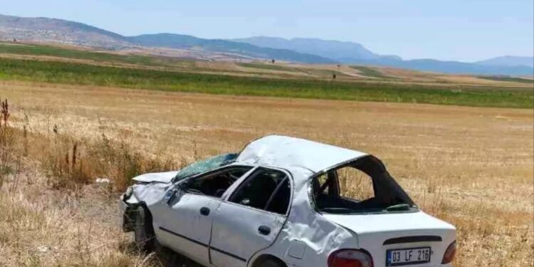 Avtomobil tarlaya aşdı: 4 yaralı