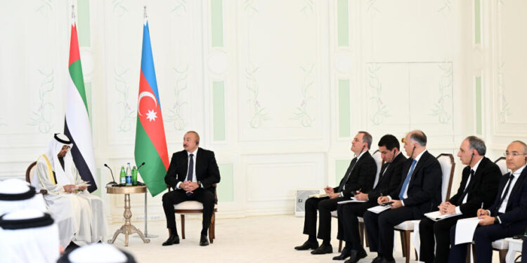 Prezident: Birləşmiş Ərəb Əmirlikləri ilə siyasi əlaqələrimiz çox uğurla inkişaf edir