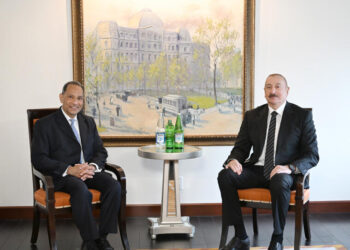 İlham Əliyev Nyu-Yorkda ABŞ Ticarət Palatasının baş vitse-prezidenti ilə görüşüb – FOTOLAR