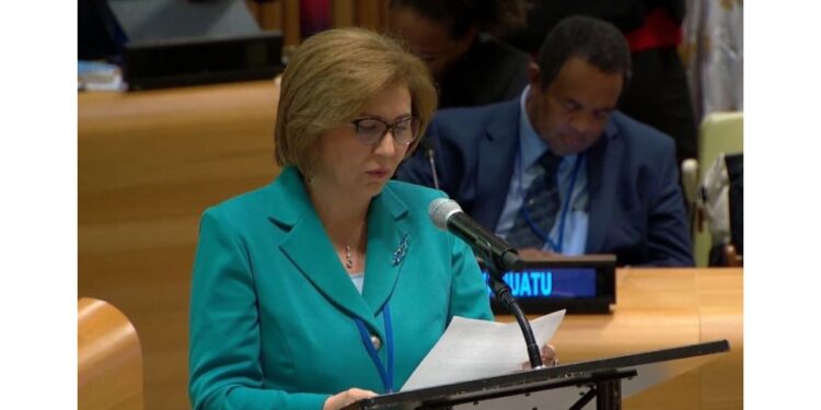 Bahar Muradova BMT-nin Qadınlara dair Dördüncü Dünya Konfransının otuzuncu ildönümünə həsr olunmuş Yüksək Səviyyəli İclasda çıxış edib