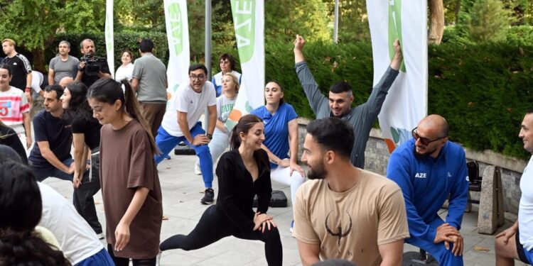 İdman jurnalistləri səhər idmanı etdi