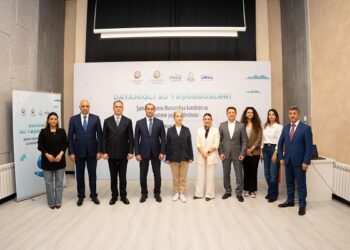 EcoHub-ın təşəbbüsü ilə Mərzəndiyə kəndində su layihəsi icra olunub-FOTOLAR