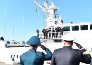 Rusiya Federasiyasının “Rəsul Həmzətov” sərhəd gözətçi gəmisi Bakı limanına səfərə gəlib