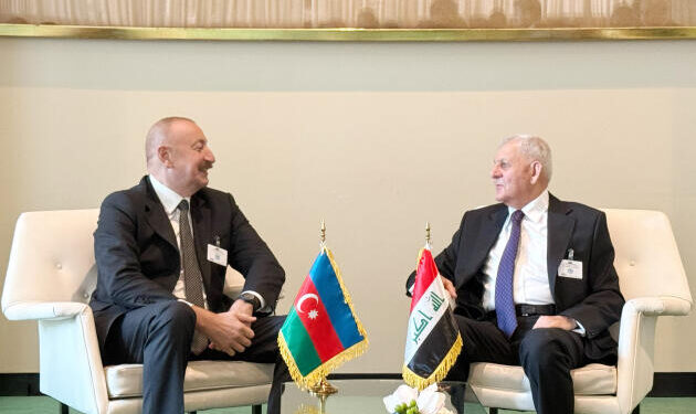 İlham Əliyev BMT-nin Nyu-Yorkdakı mənzil-qərargahında İraq Prezidenti ilə görüşüb – FOTOLAR