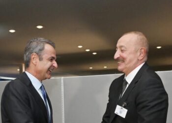 İlham Əliyev Yunanıstanın Baş naziri ilə görüşüb – FOTOLAR