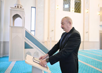 Hadrutda inşa edilmiş məscidin açılışı olub – FOTOLAR