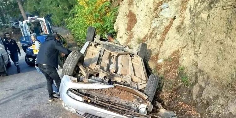 Avtomobil aşdı: 6 yaralı