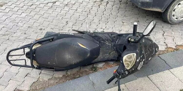 Minik avtomobili və motosiklet toqquşdu: 1 yaralı