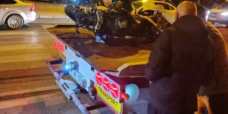 Minik avtomobili və motosiklet toqquşdu: 1 ölü, 1 yaralı