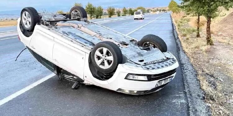 Avtomobil aşdı: 1 yaralı