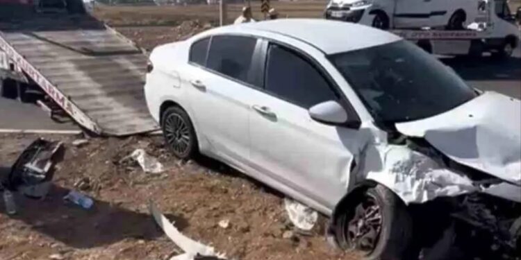 İki avtomobil toqquşdu: 4 yaralı