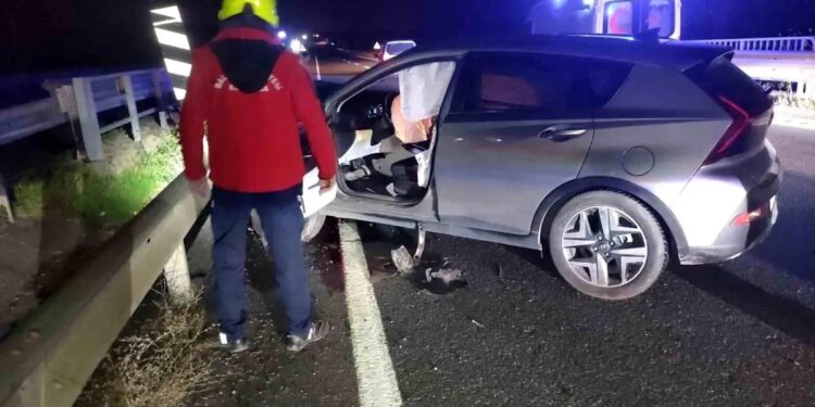 Minik avtomobili və motosiklet toqquşdu: 1 yaralı