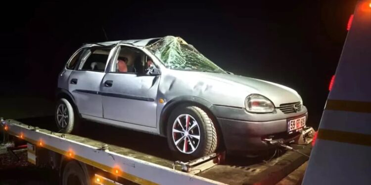 Avtomobil aşdı: 2 yaralı