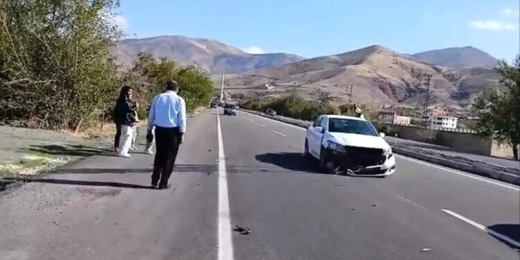 Minik avtomobili iti vurdu: Sürücü yaralandı