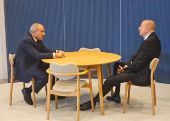 Prezident İlham Əliyev Kopenhagendə Paşinyan ilə görüşdü – FOTOLAR