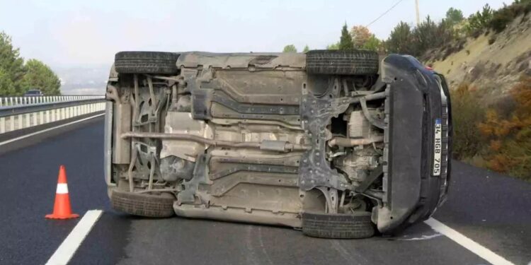 Avtomobil aşdı: 1 yaralı