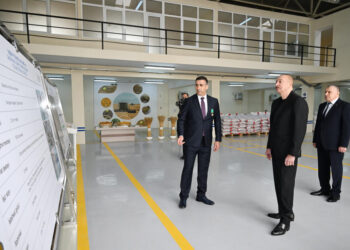 İlham Əliyev Sabirabad Sənaye Məhəlləsində toxum istehsalı müəssisəsinin fəaliyyəti ilə tanış olub – VİDEO – FOTOLAR
