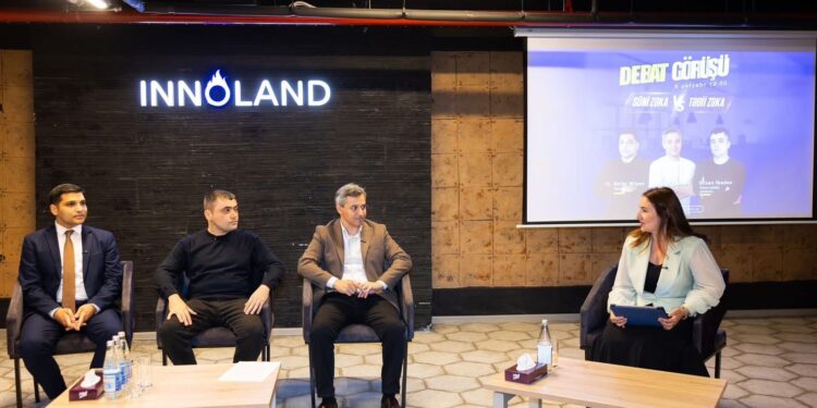 ASAN İnnovativ İnkişaf Mərkəzində “Süni və təbii zəka” mövzusunda debat görüşü baş tutub-FOTOLAR