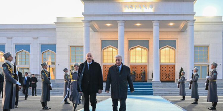 İlham Əliyevin Qazaxıstana dövlət səfəri başa çatıb - FOTOLAR