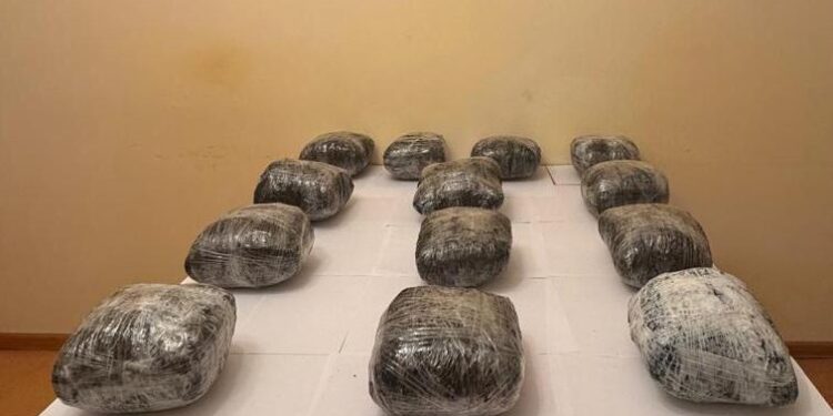 Narkotik vasitəni ölkə ərazisinə keçirməyə cəhd göstərən şəxslər saxlanılıb