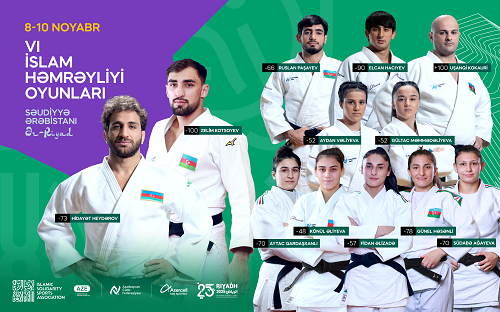 Azərbaycan cüdoçuları VI İslam Həmrəyliyi Oyunlarında iştirak edəcək