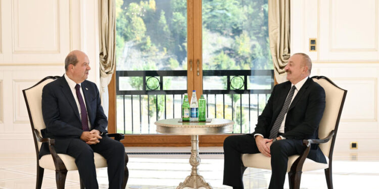 İlham Əliyev Qəbələdə Ersin Tatar ilə görüşüb - VİDEO - FOTOLAR