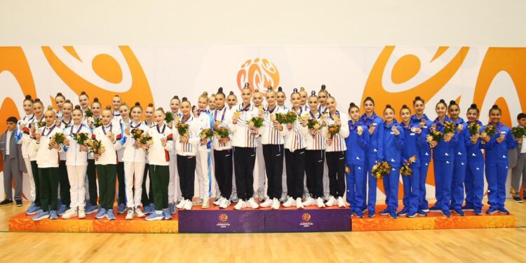 Bədii gimnastlarımızdan 2 medal