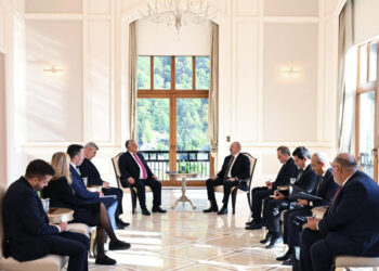 Azərbaycan Prezidenti Qəbələdə Viktor Orban ilə görüşüb – FOTOLAR