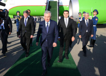 Özbəkistan Prezidenti Şavkat Mirziyoyev Azərbaycanda səfərdədir – FOTOLAR