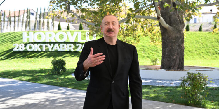 İlham Əliyev: Bugünkü reallıq, bugünkü gün ədalətin təntənəsidir