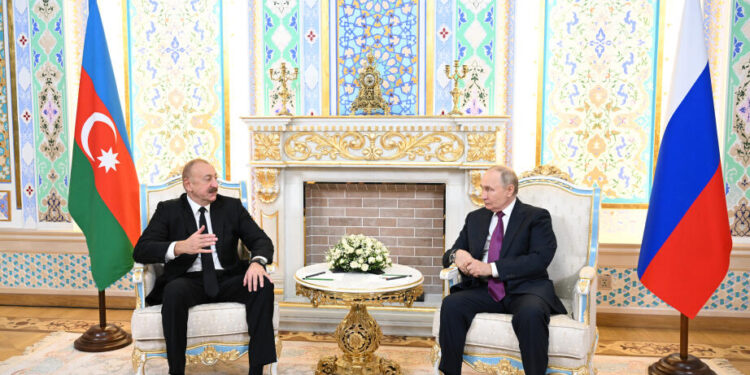 İlham Əliyev: Azərbaycanla Rusiya arasında əmtəə dövriyyəsinin artmasında yaxşı dinamika mövcuddur
