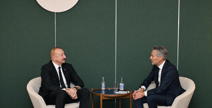 Azərbaycan Prezidentinin Kopenhagendə Niderlandın Baş naziri ilə görüşüb - FOTOLAR