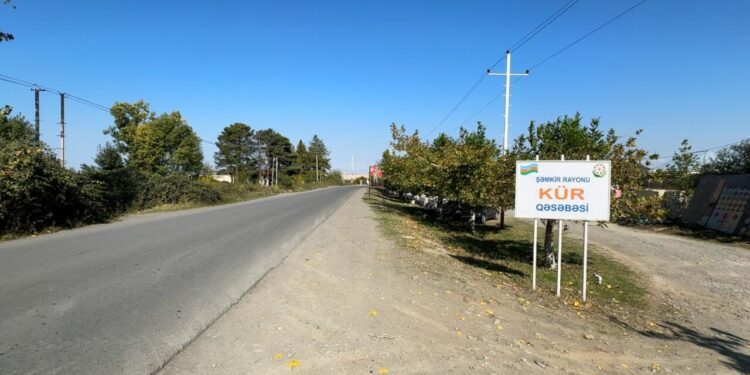 Şəmkirin Kür qəsəbəsi 50 ildir dəyişməz qalıb