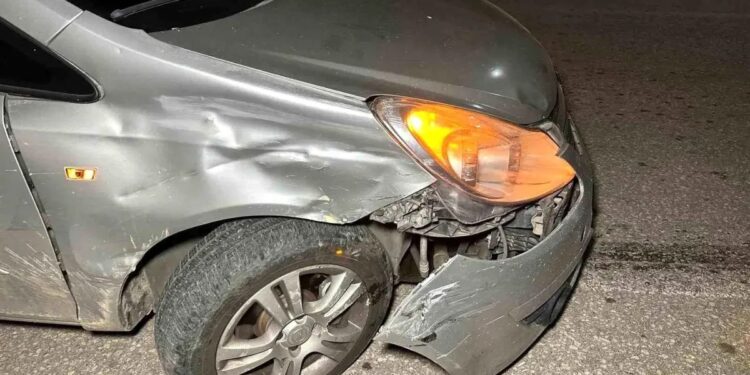 Minik avtomobili və motosiklet toqquşdu: 2 yaralı