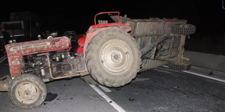 Minik avtomobili və traktor toqquşdu: 1 yaralı