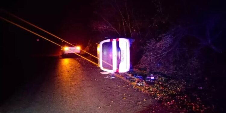 Avtomobil aşdı: 1 yaralı