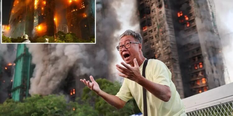 Honkonqda yanğın zamanı ölənlərin sayı artı