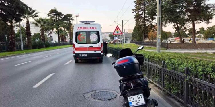 Minik avtomobili və motosiklet toqquşdu: 1 yaralı