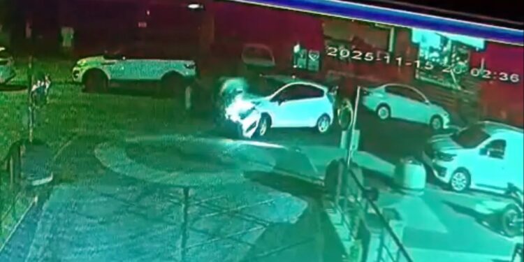 Minik avtomobili və motosiklet toqquşdu: 1 yaralı